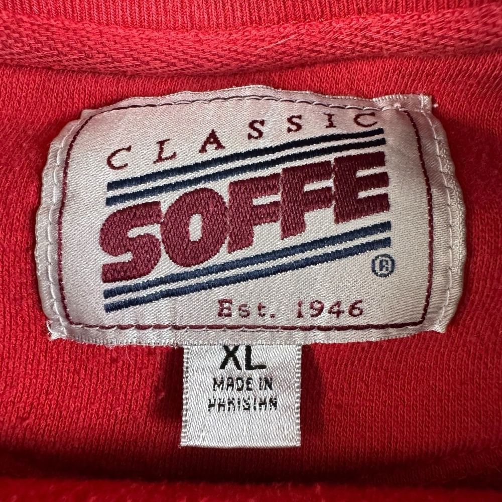 Vintage Georgia Bulldogs Sweatshirt XL Soffe UGA Red NCAA Crewneck‎ 90s - Picture 3 of 6